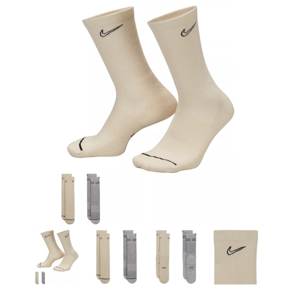 Nike Everyday Plus Undyed Cushioned Crew Socks 2pk - Men 12-15 - Picture 7 of 7